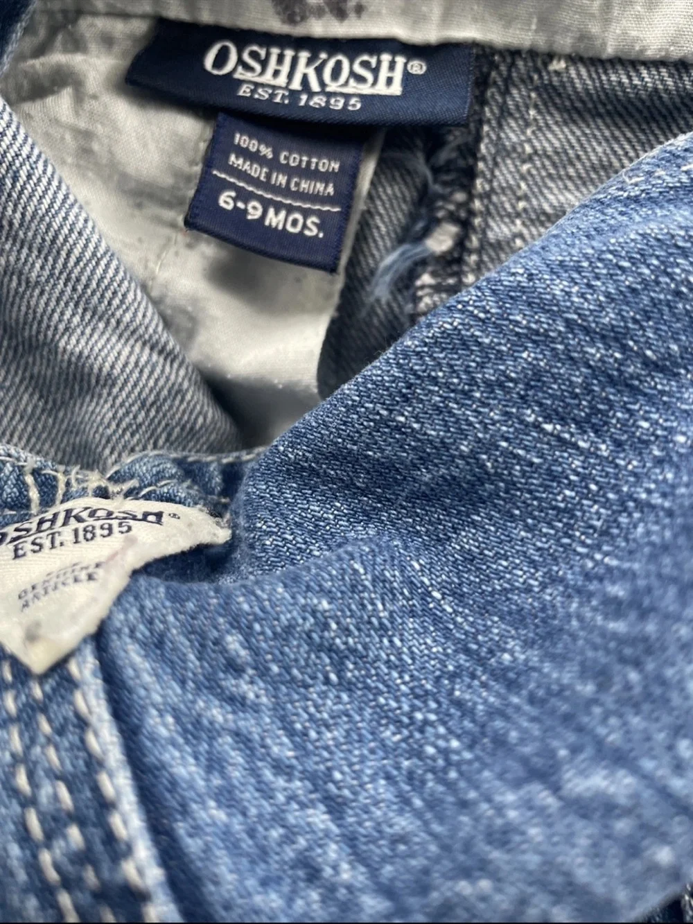 OshKosh B'gosh Blue Denim Overalls
